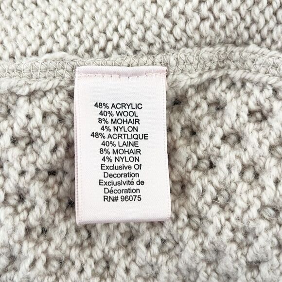 Rebecca Taylor Mohair Wool Blend Knit Hooded Sequin Cardigan - Picture 11 of 12